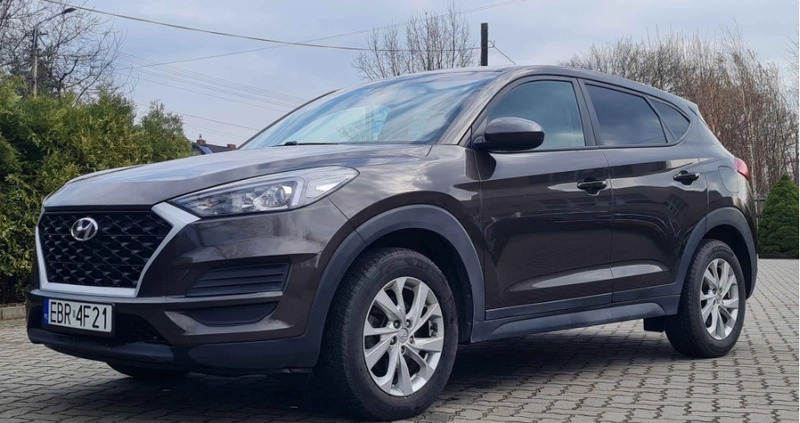 Hyundai Tucson cena 83500 przebieg: 154000, rok produkcji 2018 z Brzeziny małe 56